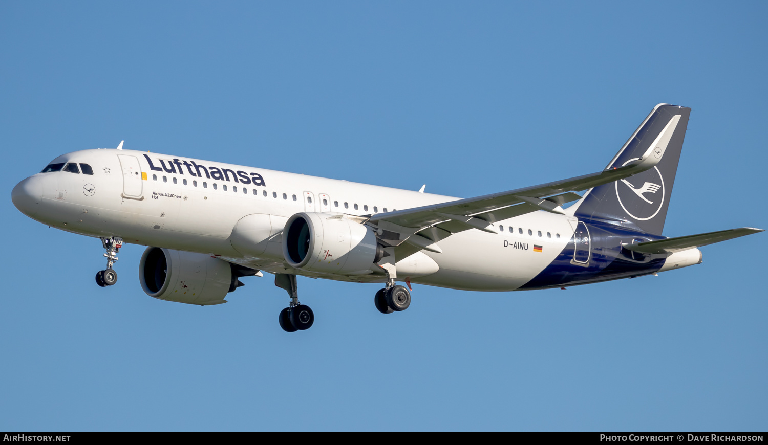 Aircraft Photo of D-AINU | Airbus A320-271N | Lufthansa | AirHistory.net #506807