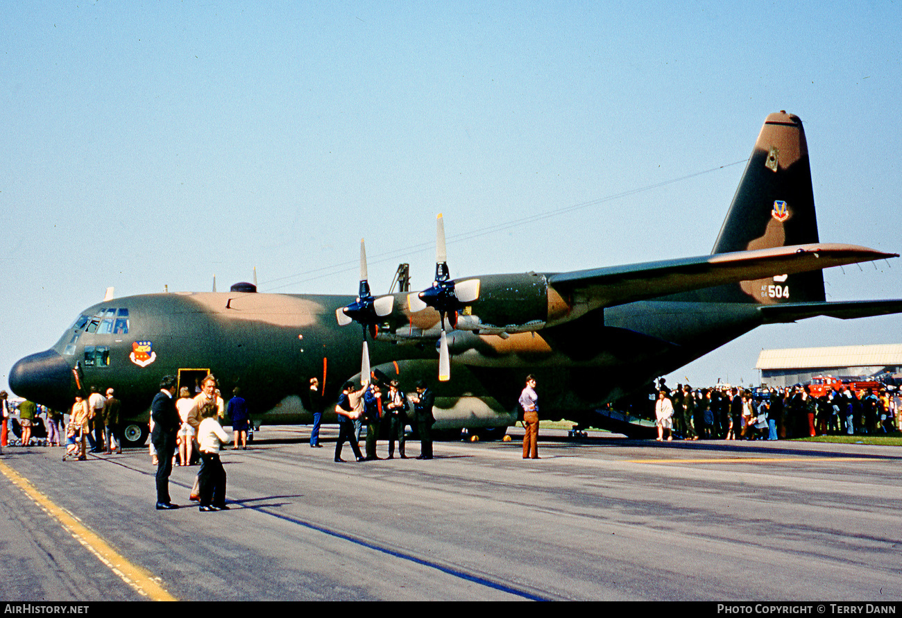 Aircraft Photo of 64-0504 / AF64-504 | Lockheed C-130E Hercules (L-382) | USA - Air Force | AirHistory.net #506823