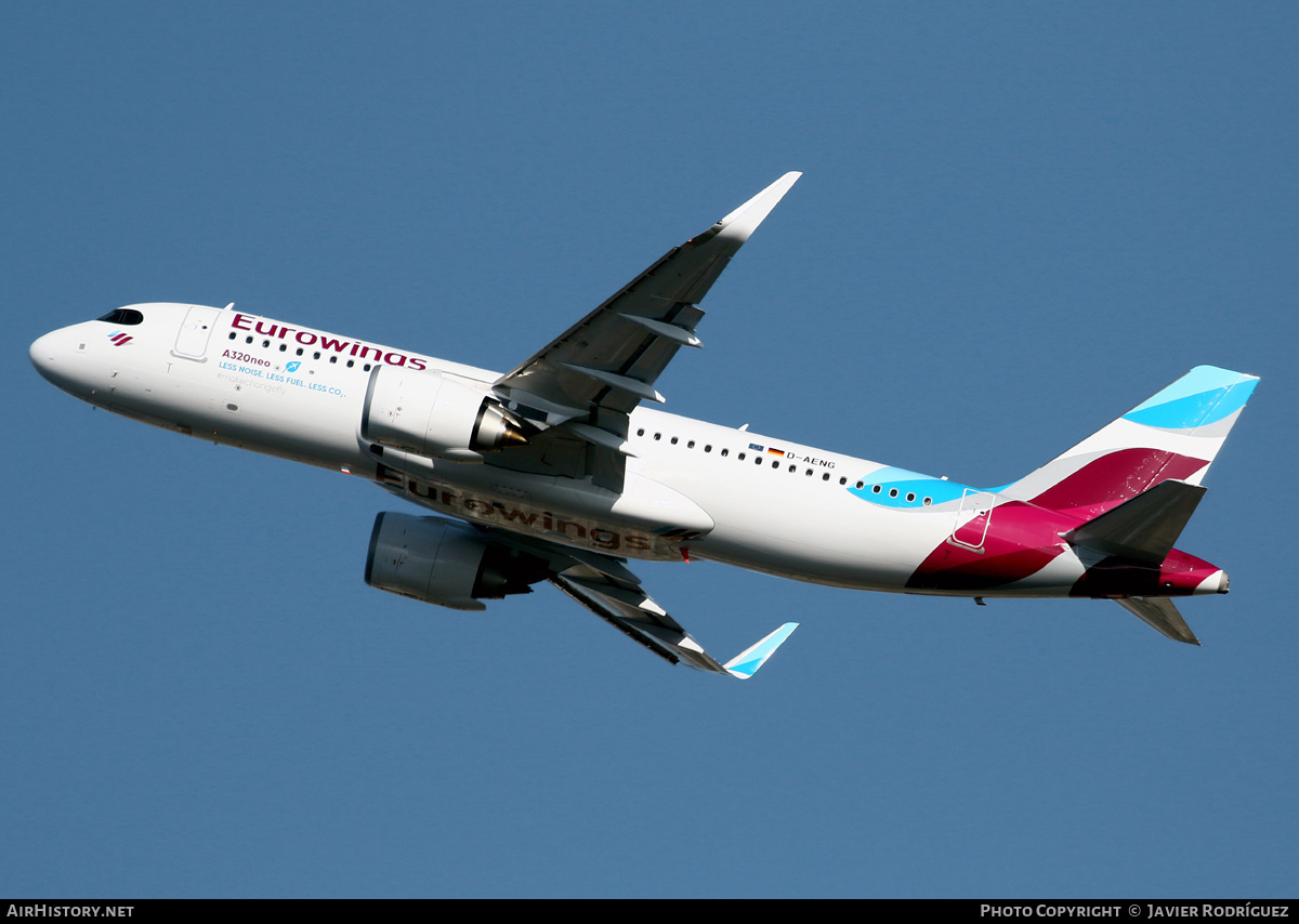 Aircraft Photo of D-AENG | Airbus A320-251N | Eurowings | AirHistory.net #506826