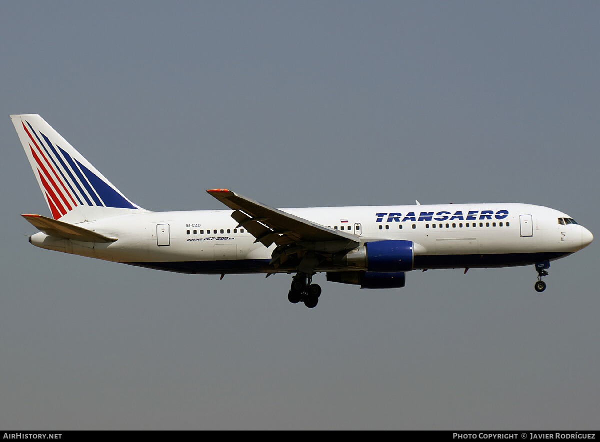 Aircraft Photo of EI-CZD | Boeing 767-216/ER | Transaero Airlines | AirHistory.net #506829