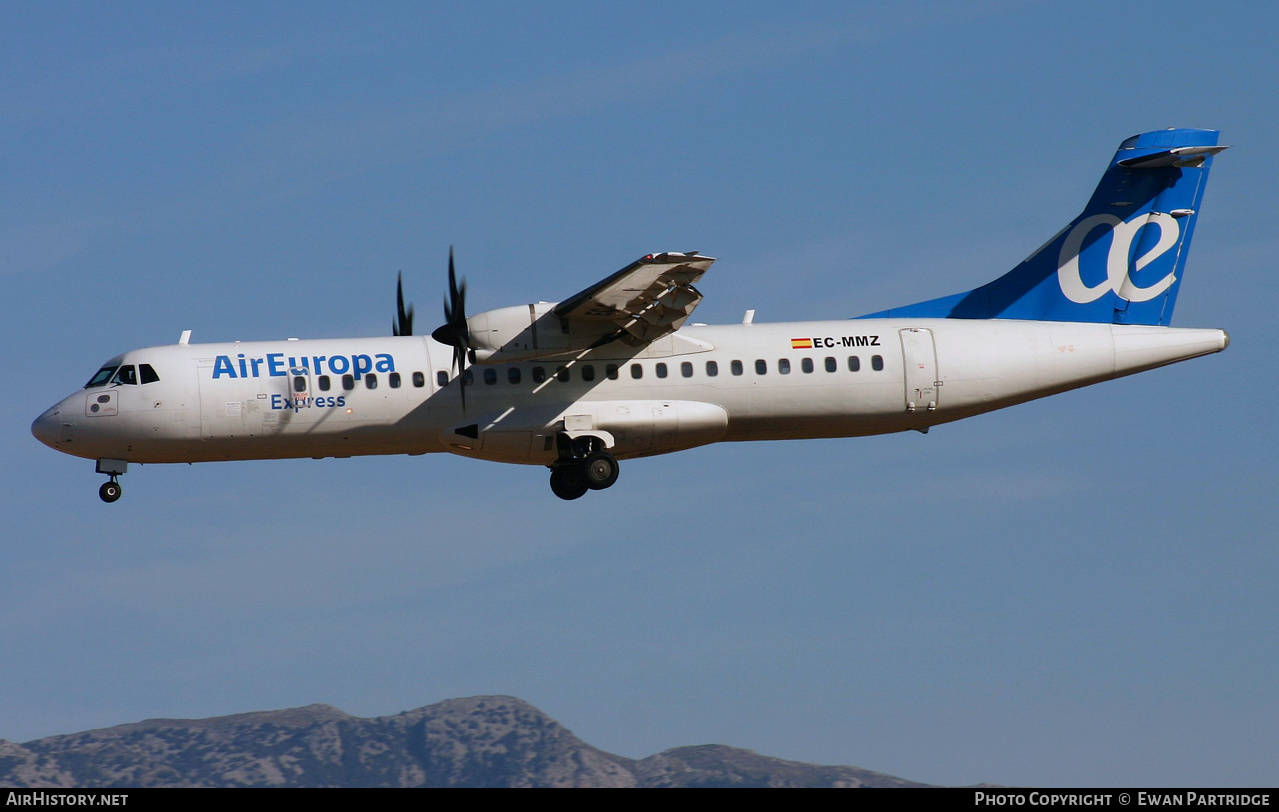 Aircraft Photo of EC-MMZ | ATR ATR-72-500 (ATR-72-212A) | Air Europa Express | AirHistory.net #506830