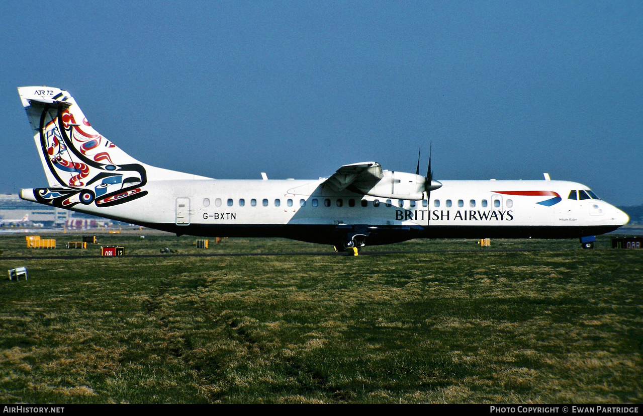 Aircraft Photo of G-BXTN | ATR ATR-72-202 | British Airways | AirHistory.net #506866