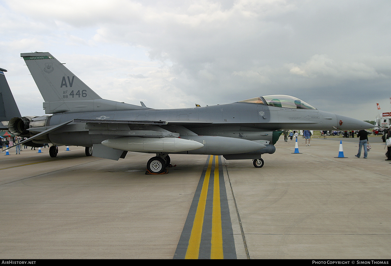 Aircraft Photo of 88-0446 / AF88-446 | General Dynamics F-16CM Fighting Falcon | USA - Air Force | AirHistory.net #506883