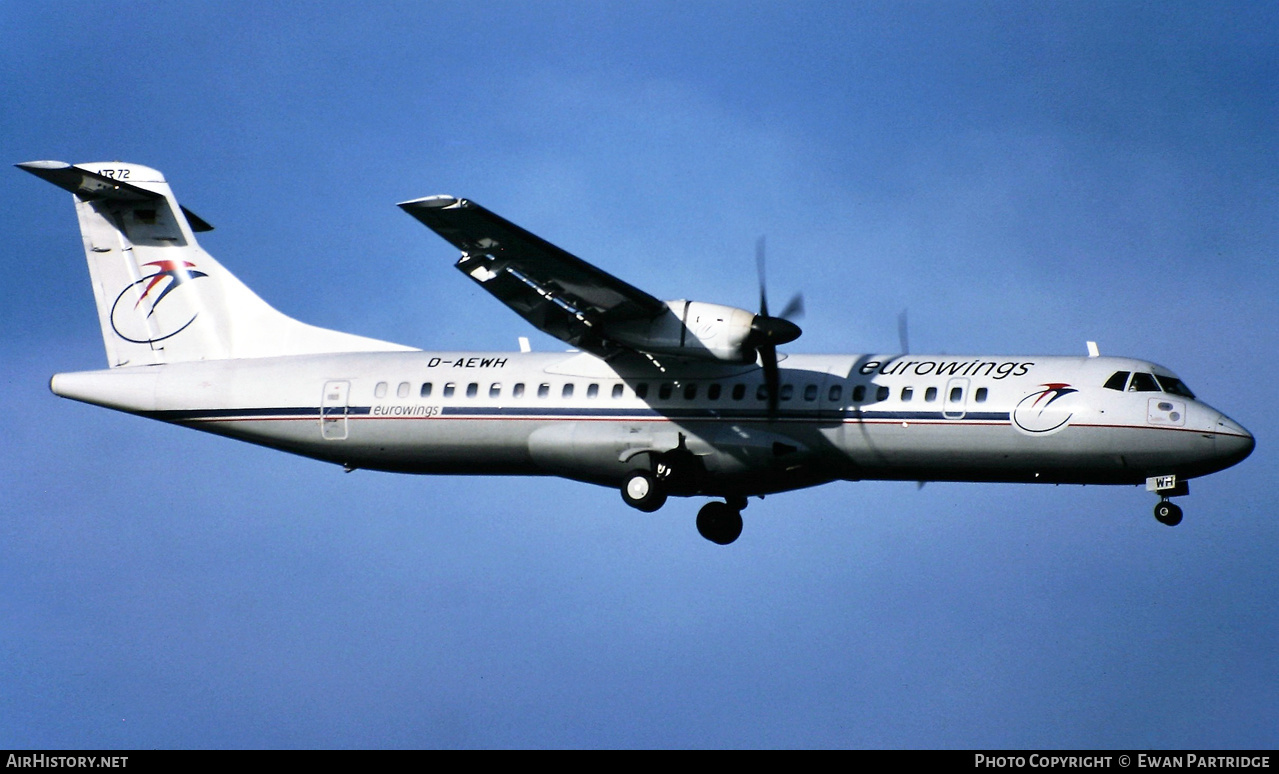 Aircraft Photo of D-AEWH | ATR ATR-72-212 | Eurowings | AirHistory.net #506895