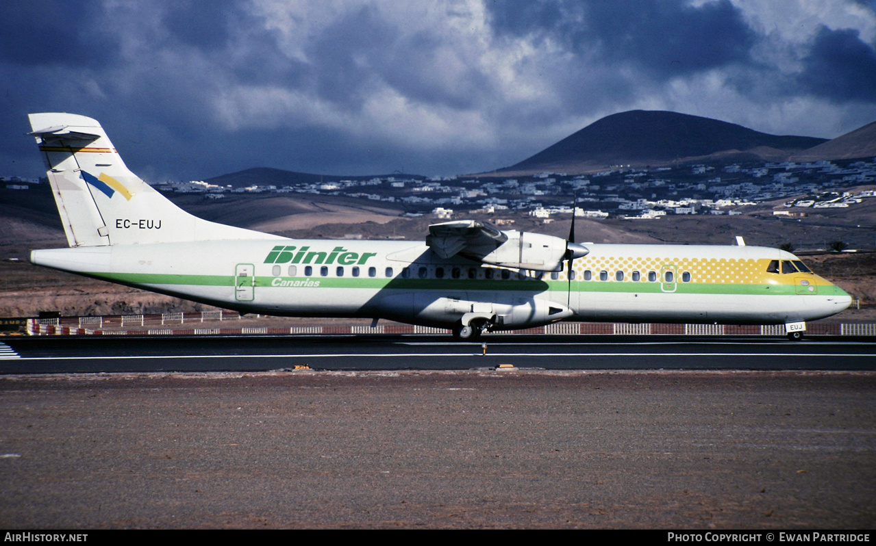 Aircraft Photo of EC-EUJ | ATR ATR-72-202 | Binter Canarias | AirHistory.net #506901