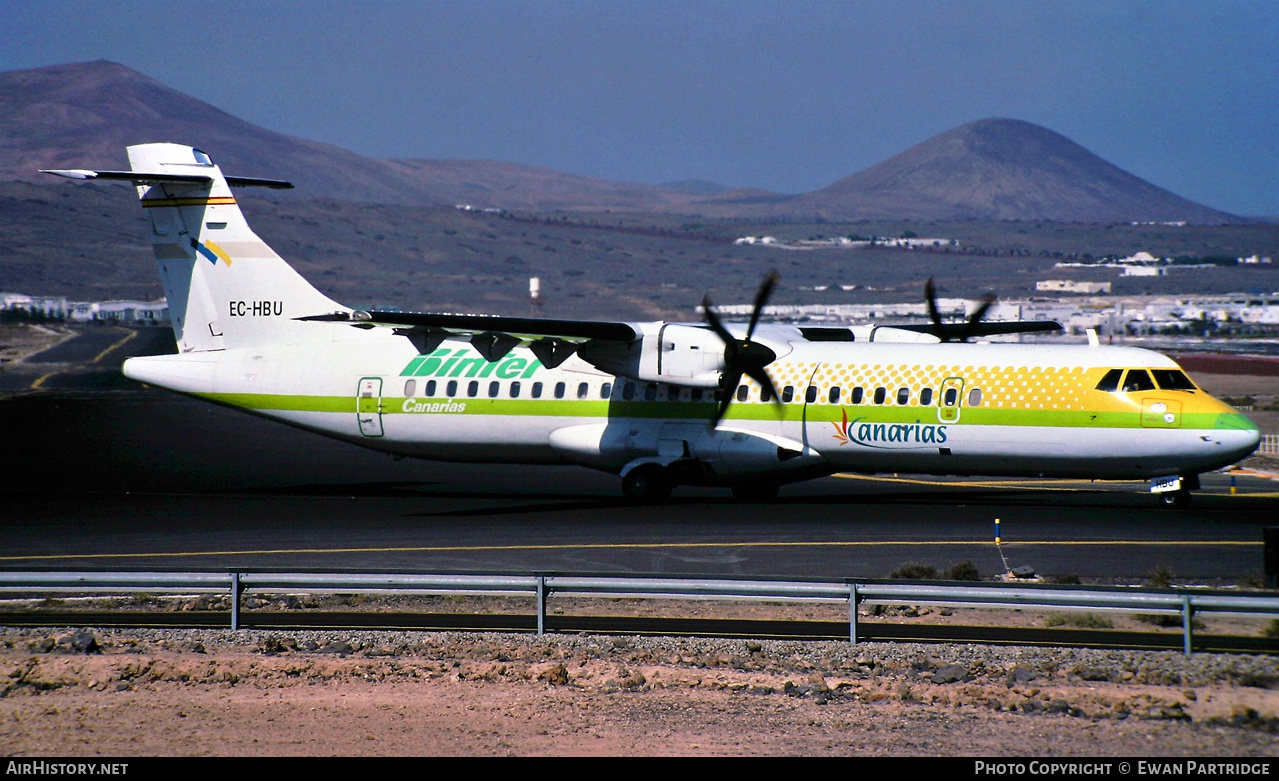 Aircraft Photo of EC-HBU | ATR ATR-72-212 | Binter Canarias | AirHistory.net #506904