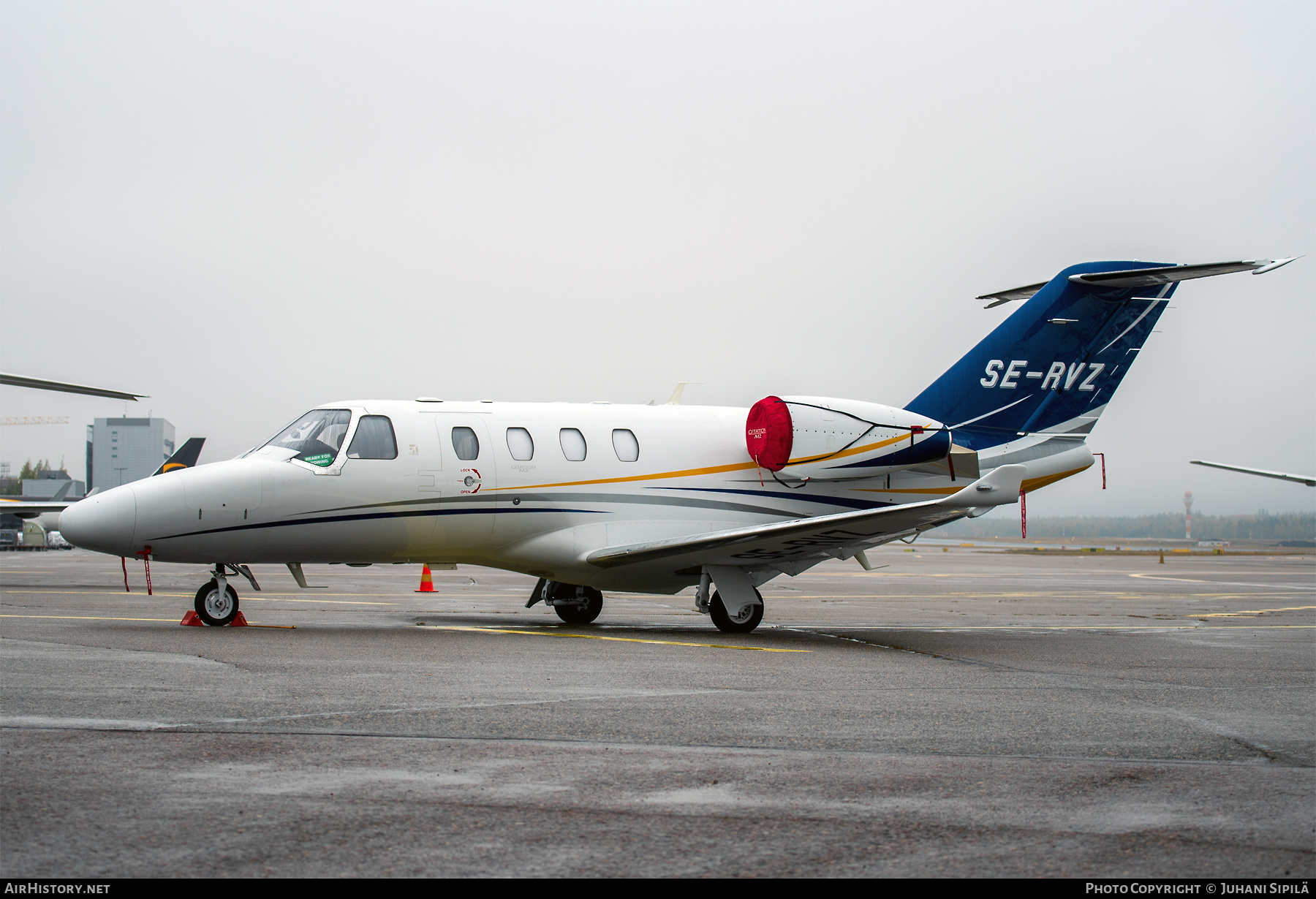 Aircraft Photo of SE-RVZ | Cessna 525 CitationJet M2 | AirHistory.net #506905