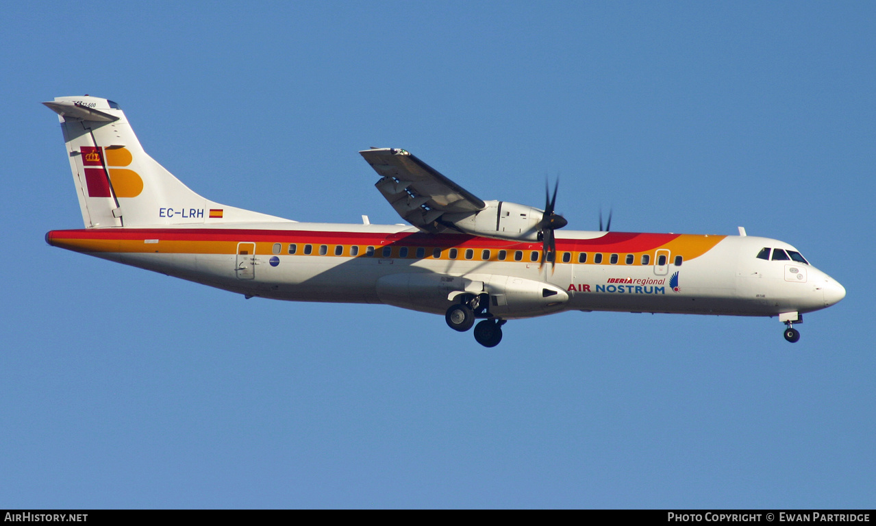 Aircraft Photo of EC-LRH | ATR ATR-72-600 (ATR-72-212A) | Iberia Regional | AirHistory.net #506927