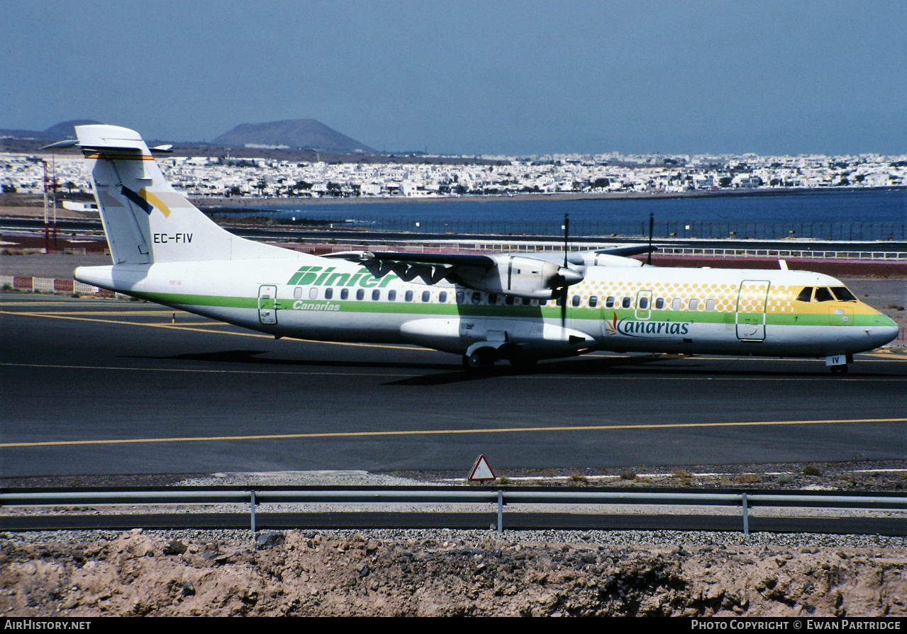 Aircraft Photo of EC-FIV | ATR ATR-72-201 | Binter Canarias | AirHistory.net #506928