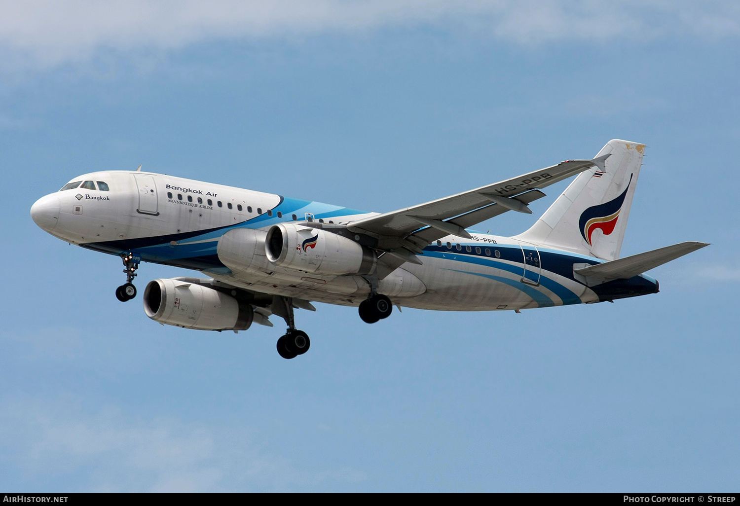 Aircraft Photo of HS-PPB | Airbus A319-132 | Bangkok Airways | AirHistory.net #506939