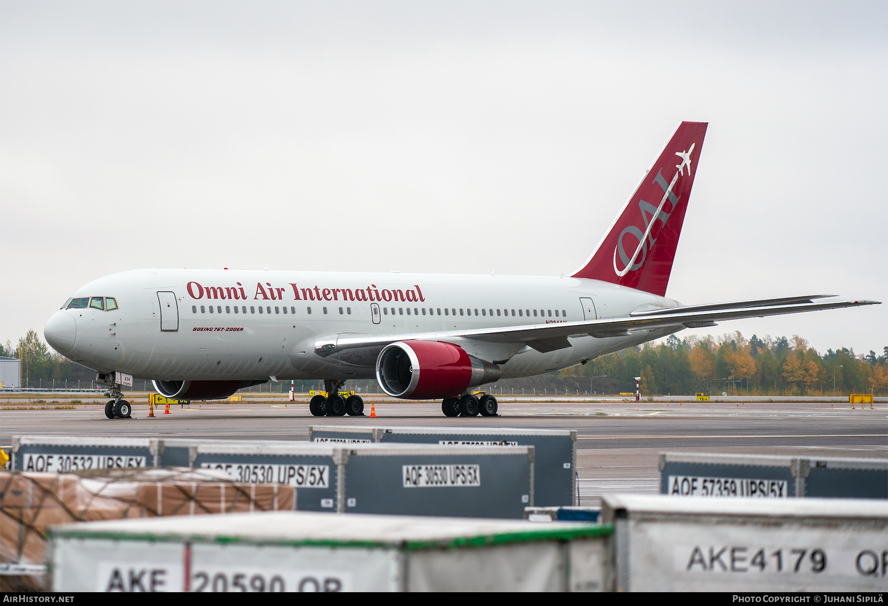 Aircraft Photo of N234AX | Boeing 767-224/ER | Omni Air International - OAI | AirHistory.net #506955