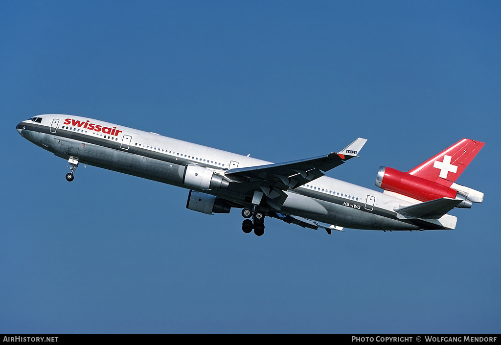 Aircraft Photo of HB-IWG | McDonnell Douglas MD-11 | Swissair | AirHistory.net #506965