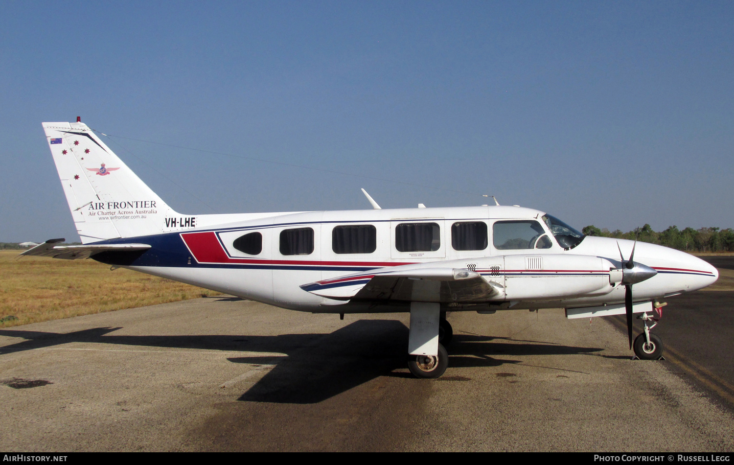 Aircraft Photo of VH-LHE | Piper PA-31-350 Navajo Chieftain | Air Frontier | AirHistory.net #507011