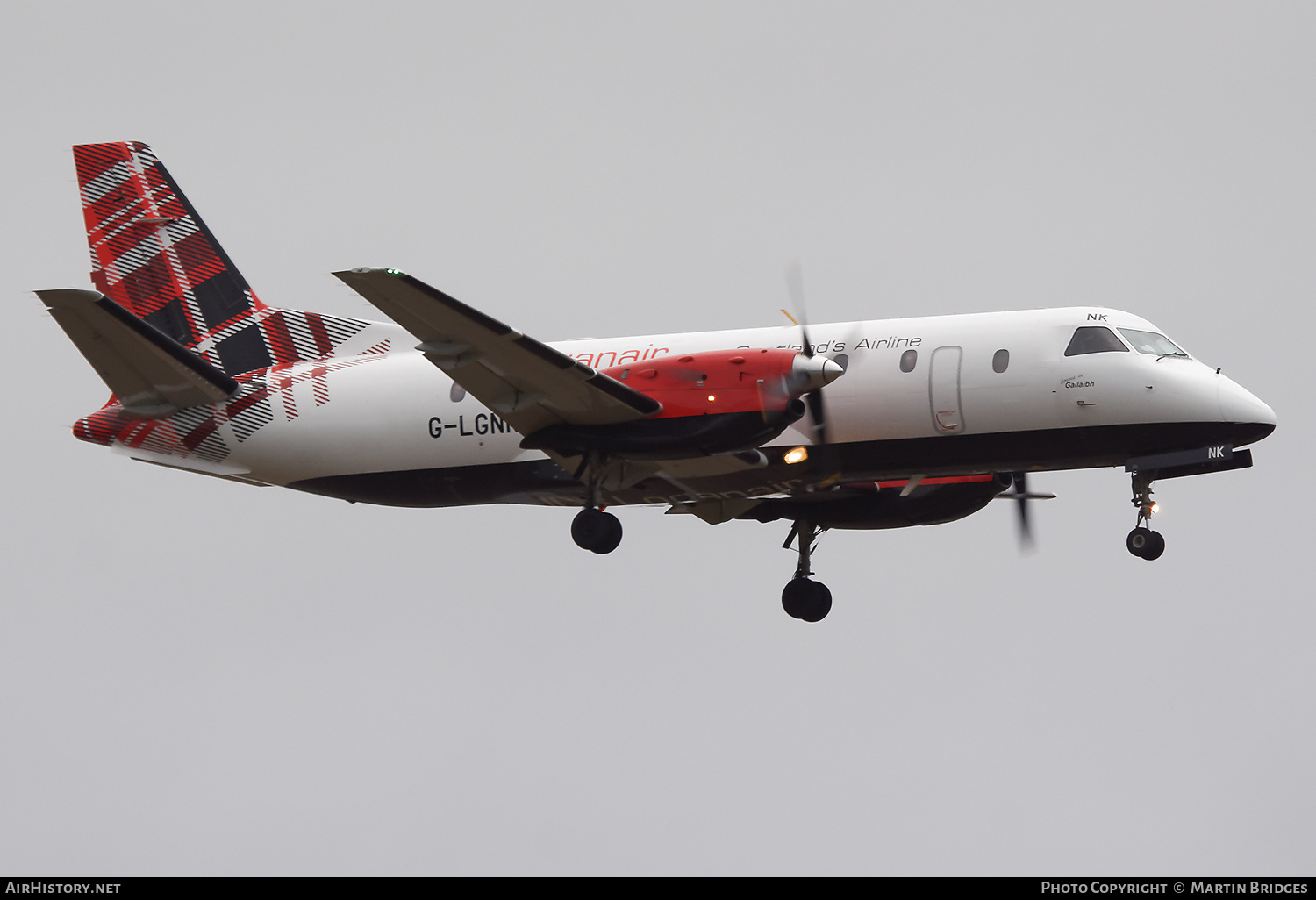 Aircraft Photo of G-LGNK | Saab 340B | Loganair | AirHistory.net #507043