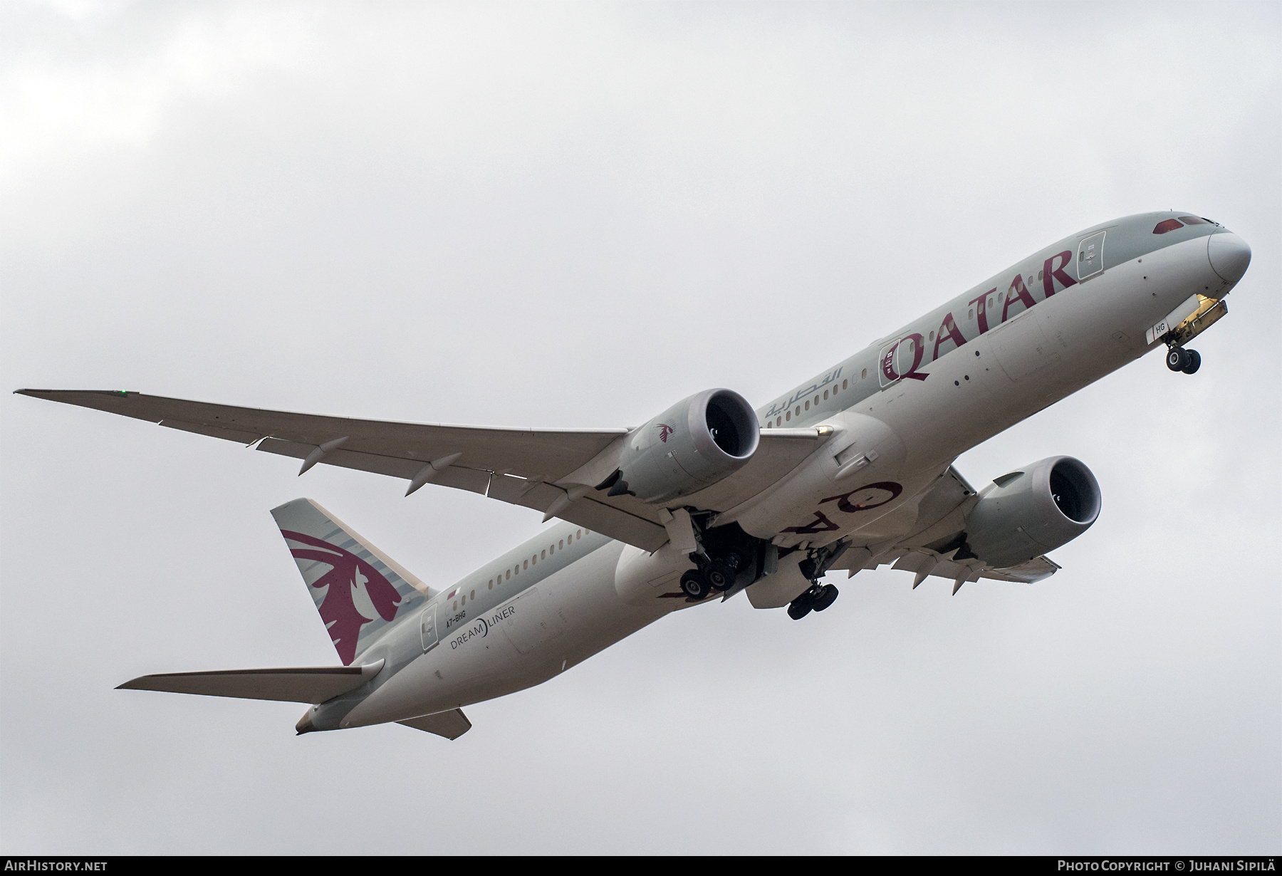 Aircraft Photo of A7-BHG | Boeing 787-9 Dreamliner | Qatar Airways | AirHistory.net #507063