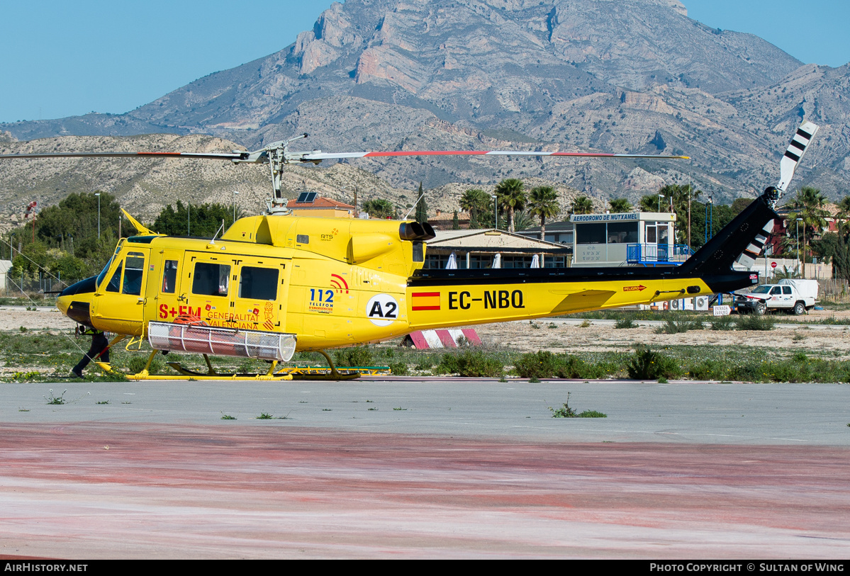 Aircraft Photo of EC-NBQ | Bell 212HP Twin Two-Twelve | Generalitat Valenciana | AirHistory.net #507085