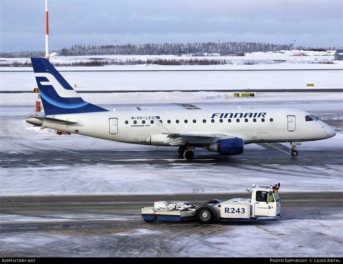Aircraft Photo of OH-LEG | Embraer 170LR (ERJ-170-100LR) | Finnair | AirHistory.net #507087