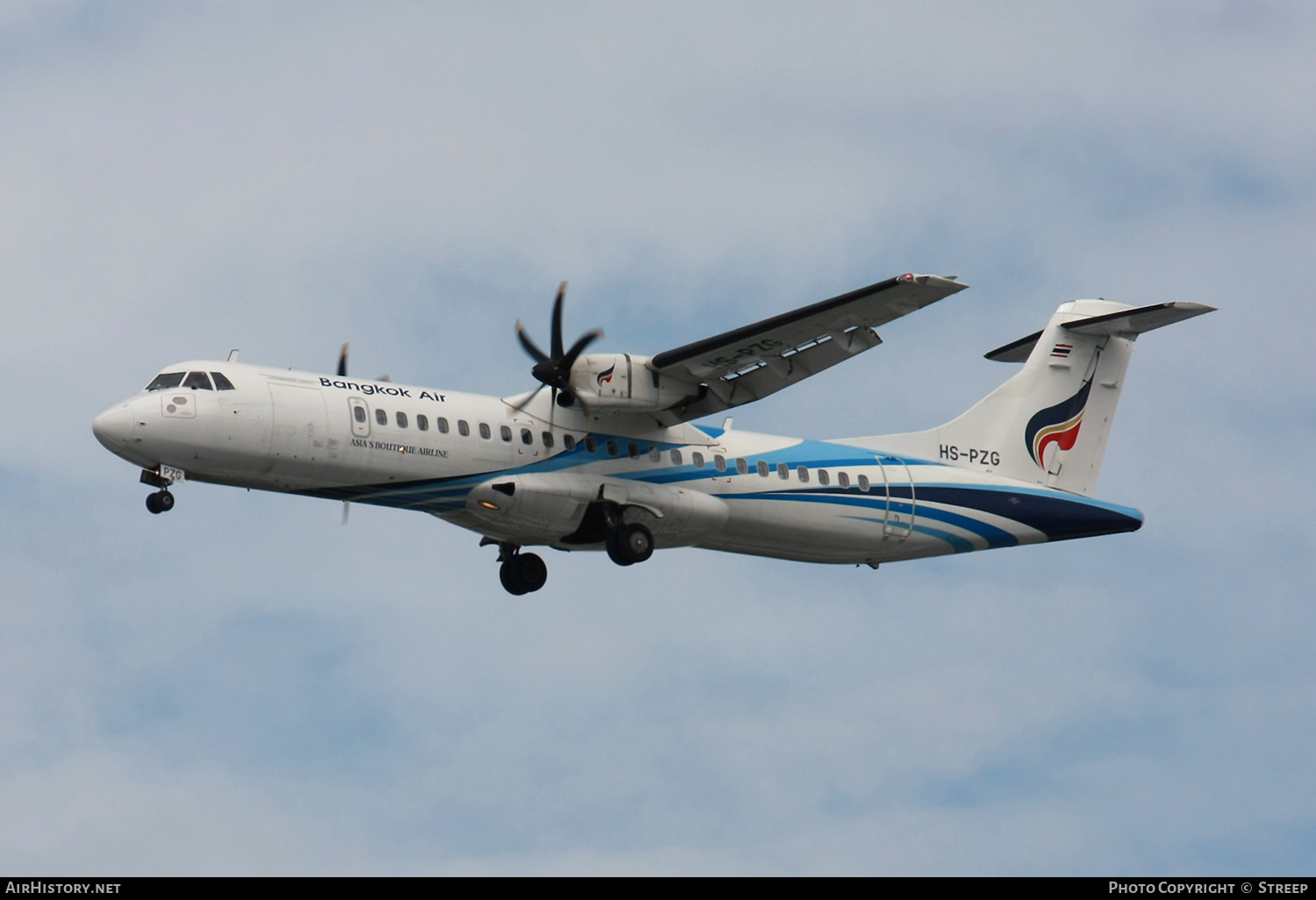 Aircraft Photo of HS-PZG | ATR ATR-72-600 (ATR-72-212A) | Bangkok Airways | AirHistory.net #507089