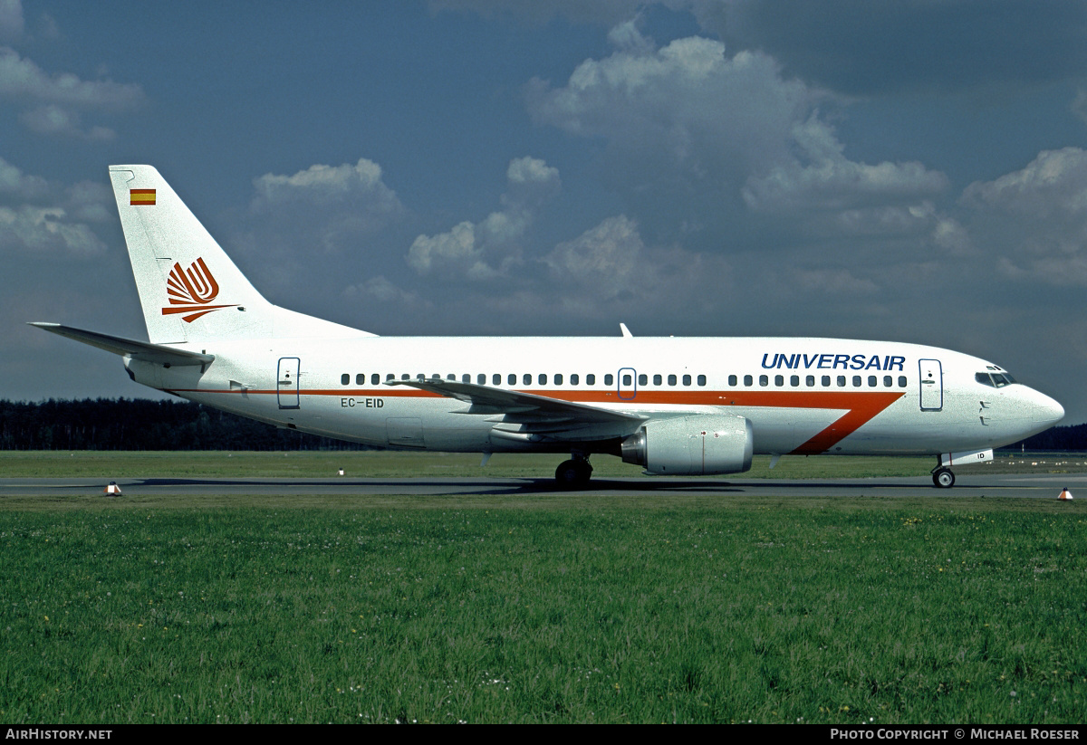 Aircraft Photo of EC-EID | Boeing 737-3T0 | Universair | AirHistory.net #507094