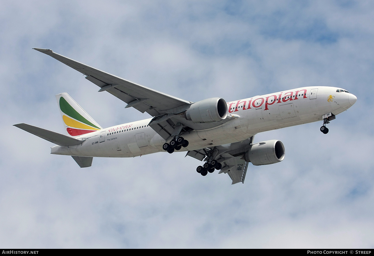 Aircraft Photo of ET-ANR | Boeing 777-260/LR | Ethiopian Airlines | AirHistory.net #507102