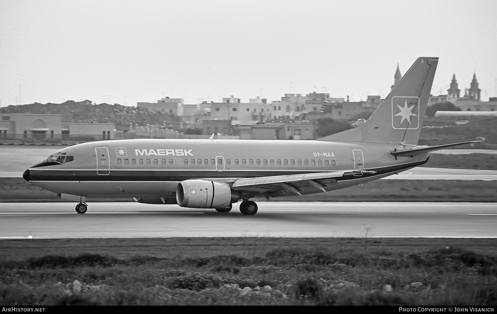 Aircraft Photo of OY-MAA | Boeing 737-5L9 | Maersk Air | AirHistory.net #507110