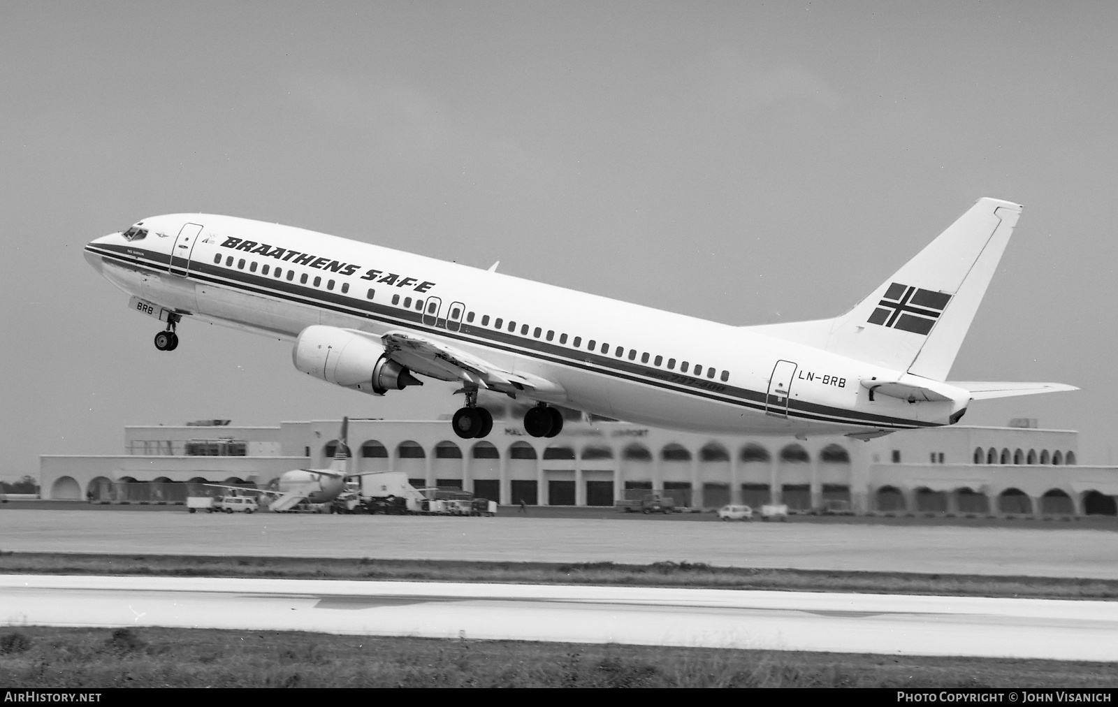 Aircraft Photo of LN-BRB | Boeing 737-405 | Braathens SAFE | AirHistory.net #507119