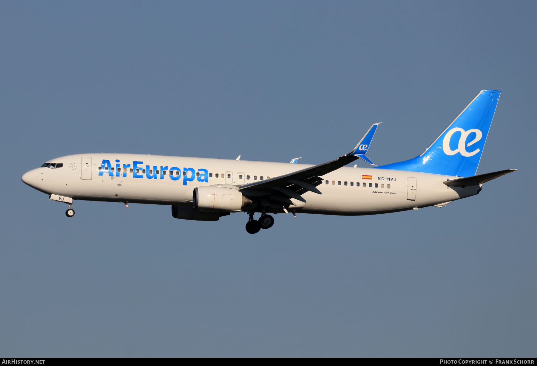 Aircraft Photo of EC-NVJ | Boeing 737-8K5 | Air Europa | AirHistory.net #507146