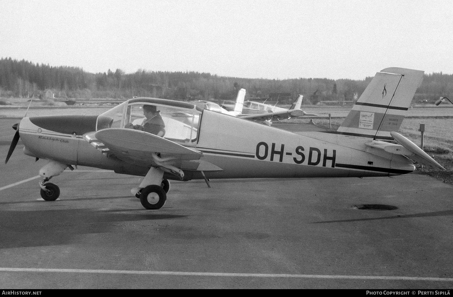 Aircraft Photo of OH-SDH | Socata MS-880B Rallye Club | Siipitaksi | AirHistory.net #507152