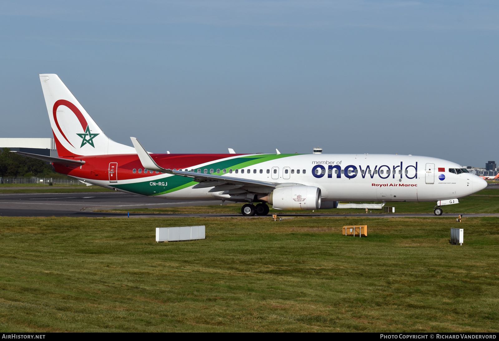 Aircraft Photo of CN-RGJ | Boeing 737-8B6 | Royal Air Maroc - RAM | AirHistory.net #507168