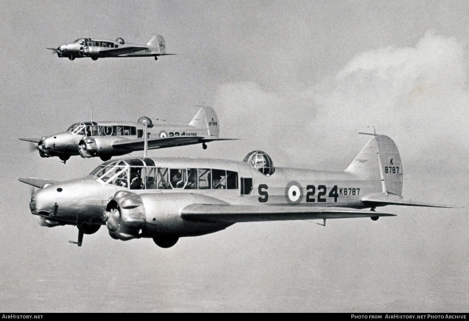 Aircraft Photo of K8787 | Avro 652A Anson I | UK - Air Force | AirHistory.net #507194