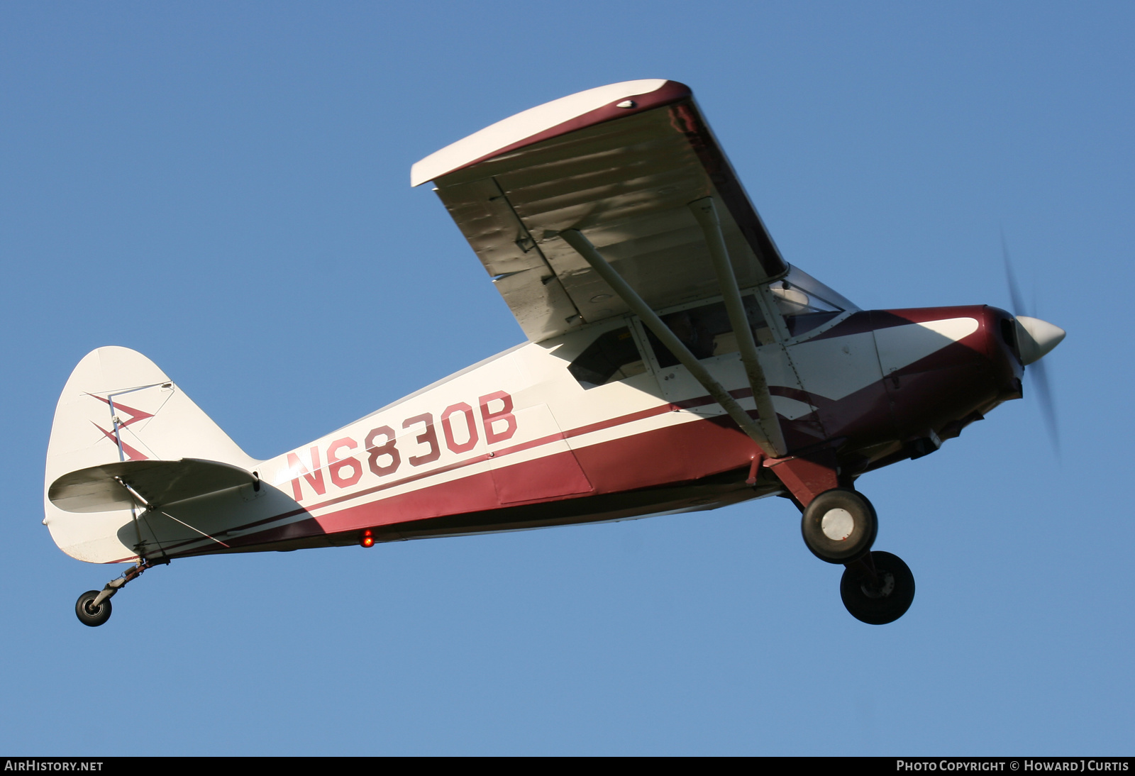 Aircraft Photo of N6830B | Piper PA-22/20-150 Pacer | AirHistory.net #507219