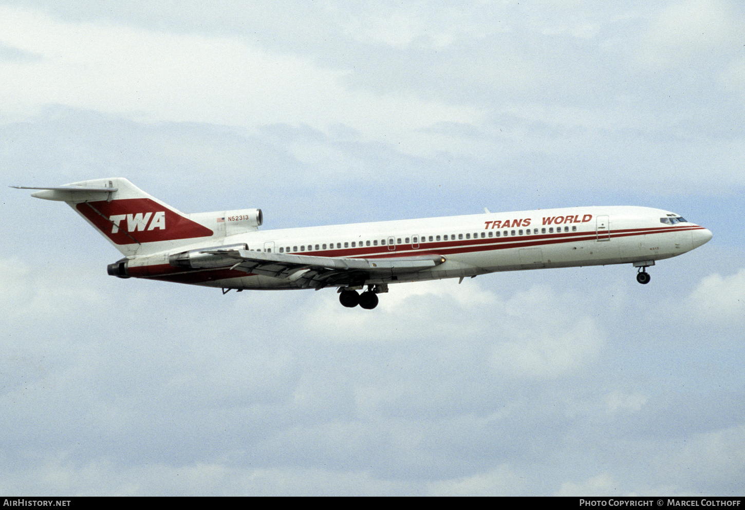 Aircraft Photo of N52313 | Boeing 727-231 | Trans World Airlines - TWA | AirHistory.net #507230