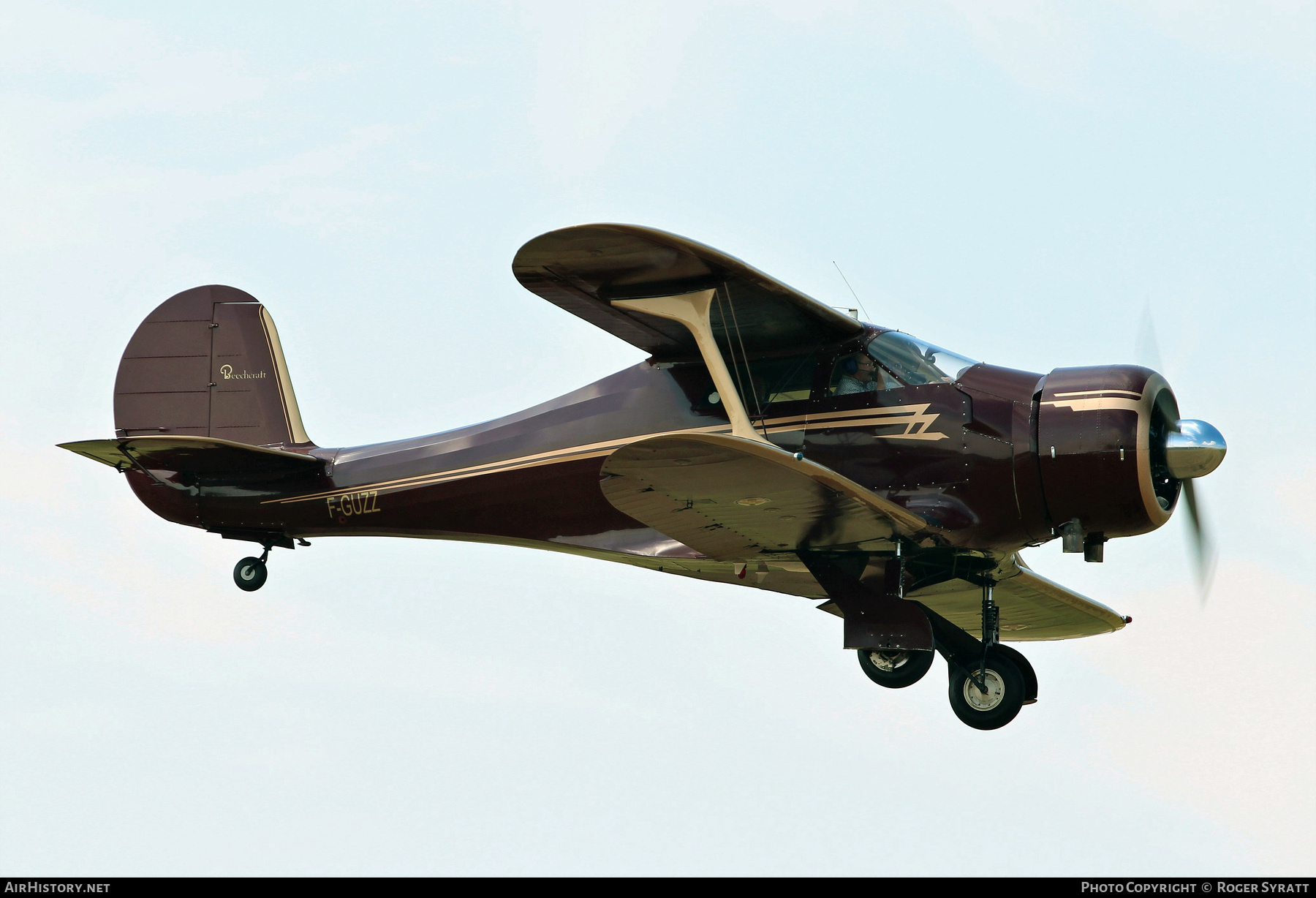 Aircraft Photo of F-GUZZ | Beech D17S | AirHistory.net #507231