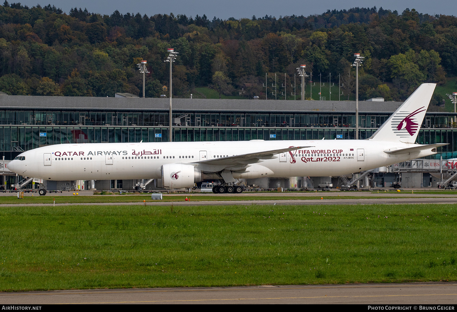 Aircraft Photo of A7-BOC | Boeing 777-367/ER | Qatar Airways | AirHistory.net #507233