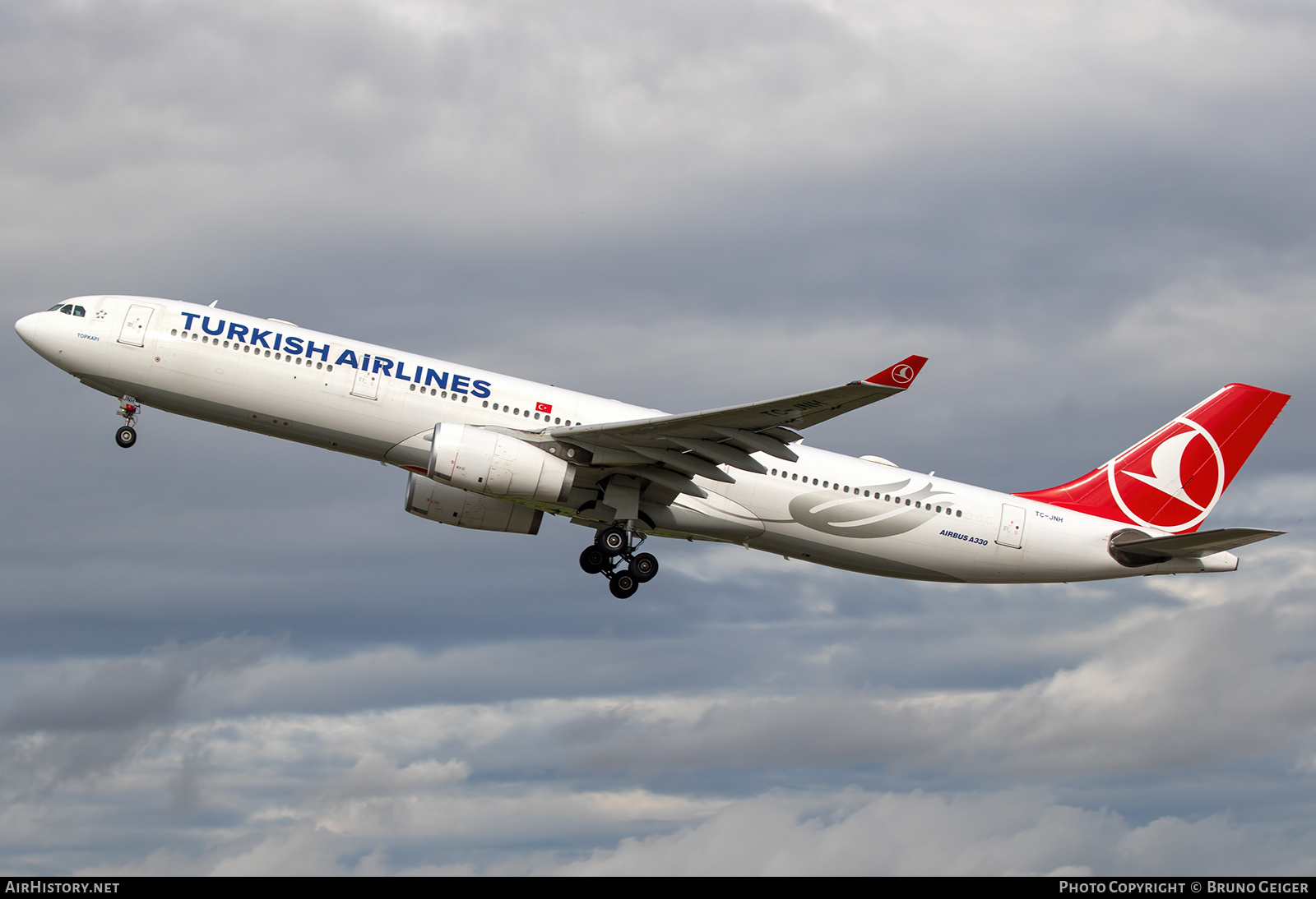 Aircraft Photo of TC-JNH | Airbus A330-343 | Turkish Airlines | AirHistory.net #507239