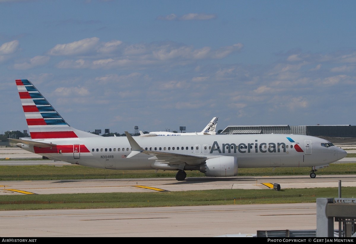 Aircraft Photo of N304RB | Boeing 737-8 Max 8 | American Airlines | AirHistory.net #507240