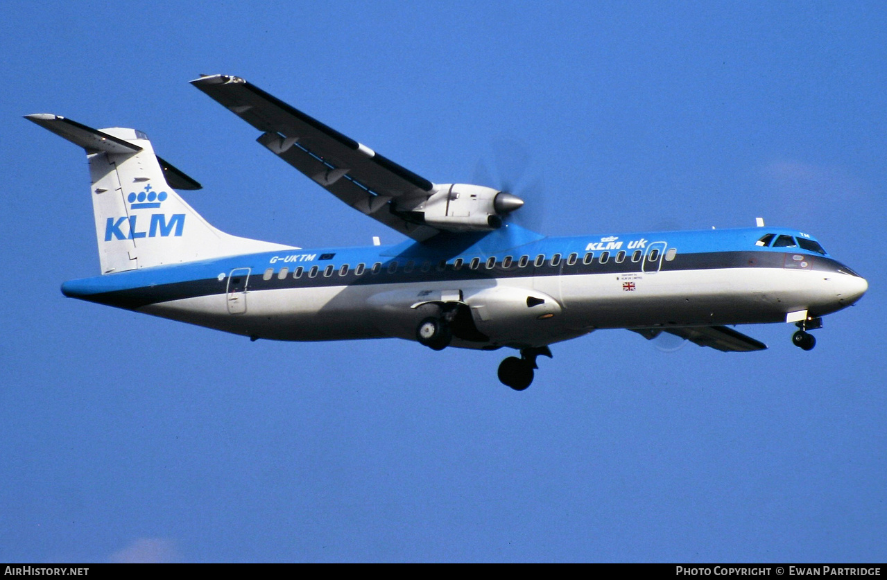 Aircraft Photo of G-UKTM | ATR ATR-72-202 | KLM UK | AirHistory.net #507259