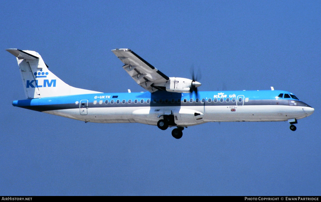 Aircraft Photo of G-UKTK | ATR ATR-72-202 | KLM UK | AirHistory.net #507270