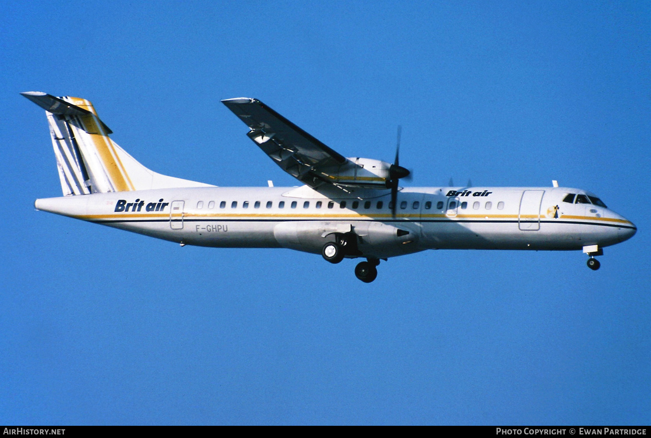 Aircraft Photo of F-GHPU | ATR ATR-72-201 | Brit Air | AirHistory.net #507272