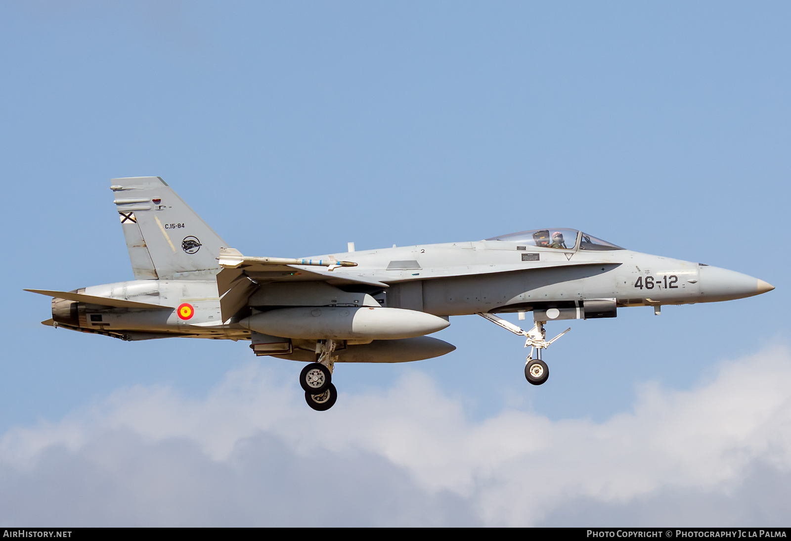 Aircraft Photo of C.15-84 | McDonnell Douglas F/A-18A+ Hornet | Spain - Air Force | AirHistory.net #507284