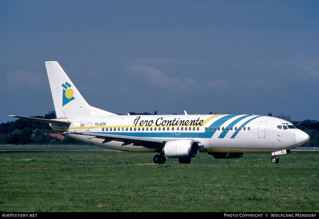 Aircraft Photo of YU-AON | Boeing 737-3Q4 | Aero Continente | AirHistory.net #507303