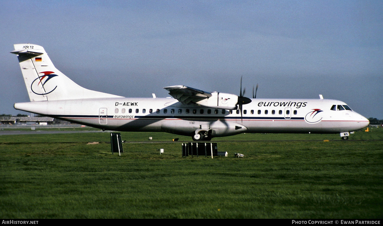 Aircraft Photo of D-AEWK | ATR ATR-72-212 | Eurowings | AirHistory.net #507320