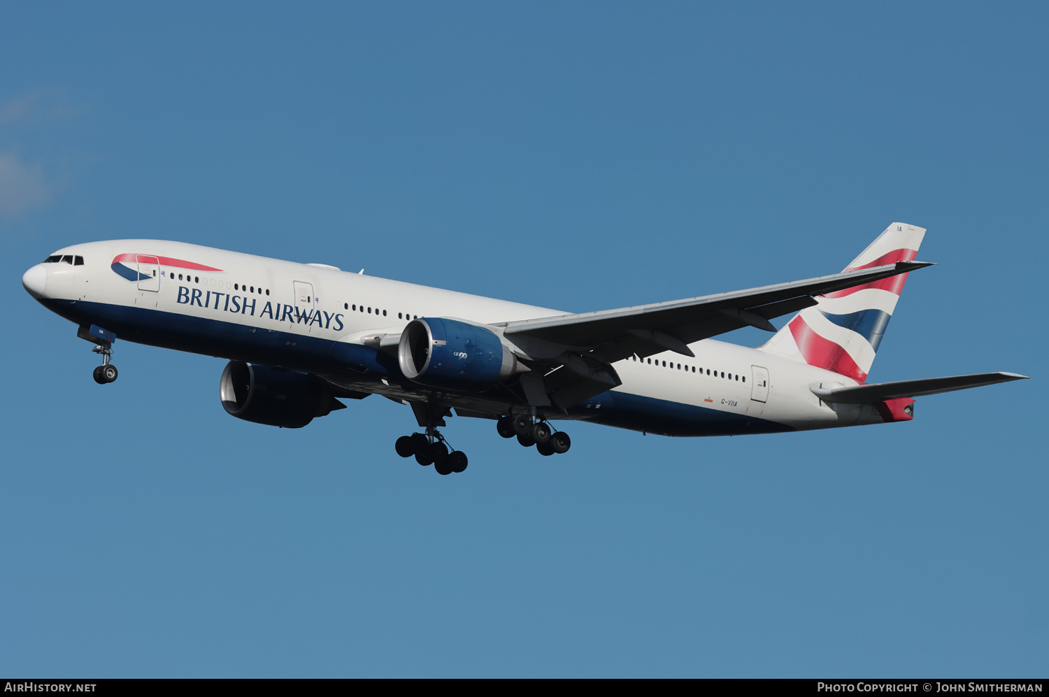 Aircraft Photo of G-VIIA | Boeing 777-236/ER | British Airways | AirHistory.net #507331