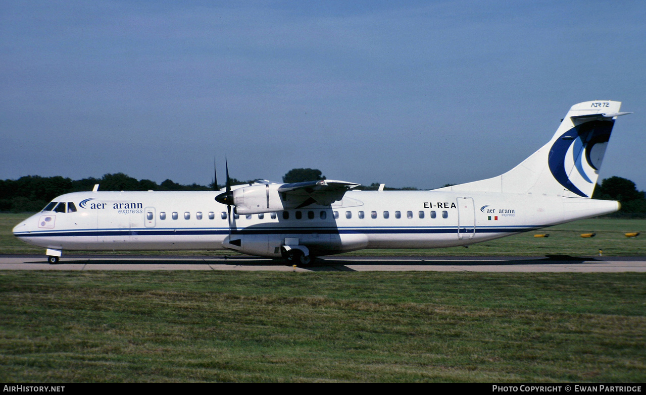 Aircraft Photo of EI-REA | ATR ATR-72-202 | Aer Arann Express | AirHistory.net #507335