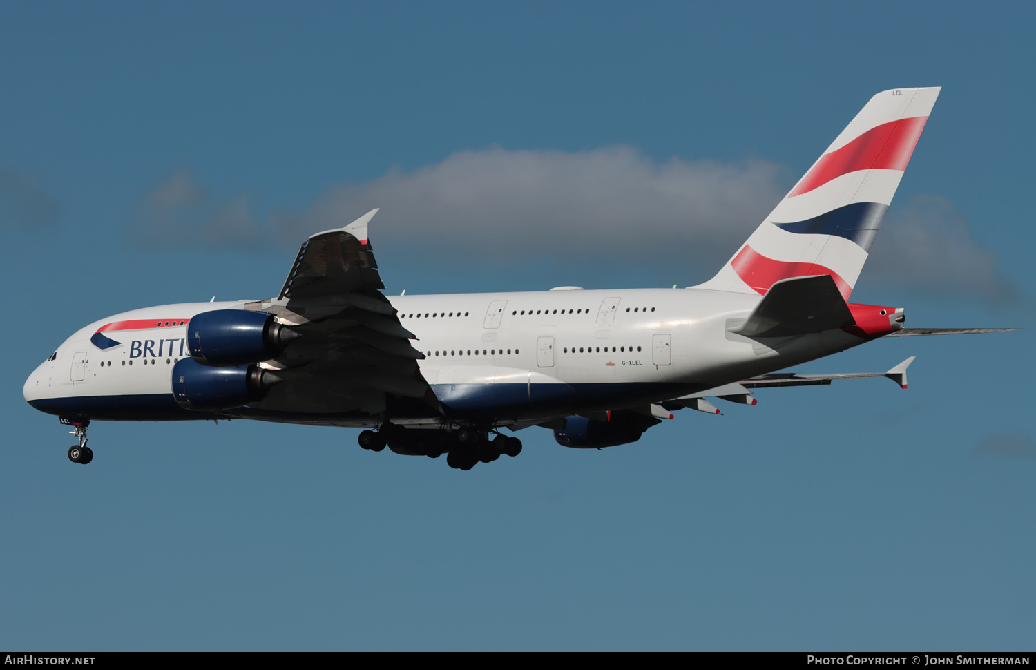 Aircraft Photo of G-XLEL | Airbus A380-841 | British Airways | AirHistory.net #507345