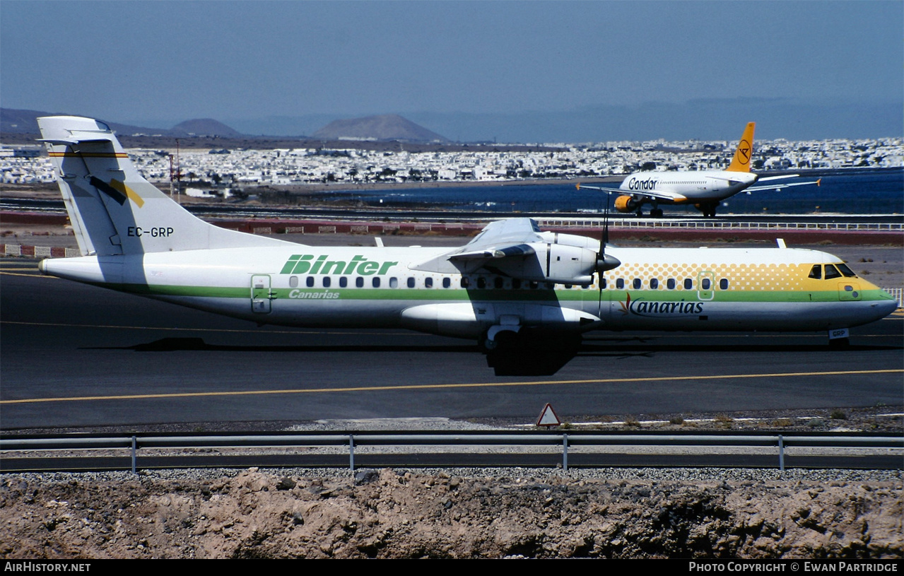 Aircraft Photo of EC-GRP | ATR ATR-72-202 | Binter Canarias | AirHistory.net #507348