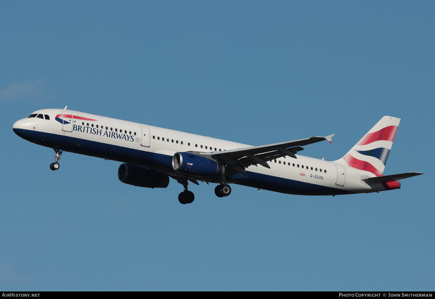 Aircraft Photo of G-EUXG | Airbus A321-231 | British Airways | AirHistory.net #507353
