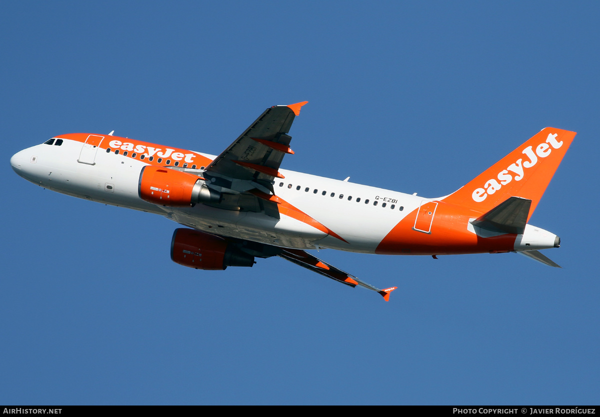 Aircraft Photo of G-EZBI | Airbus A319-111 | EasyJet | AirHistory.net #507360