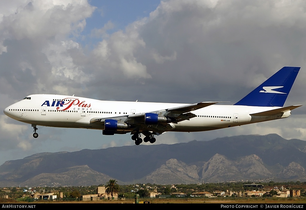 Aircraft Photo of EC-JJG | Boeing 747-287B | Air Plus Comet | AirHistory.net #507381