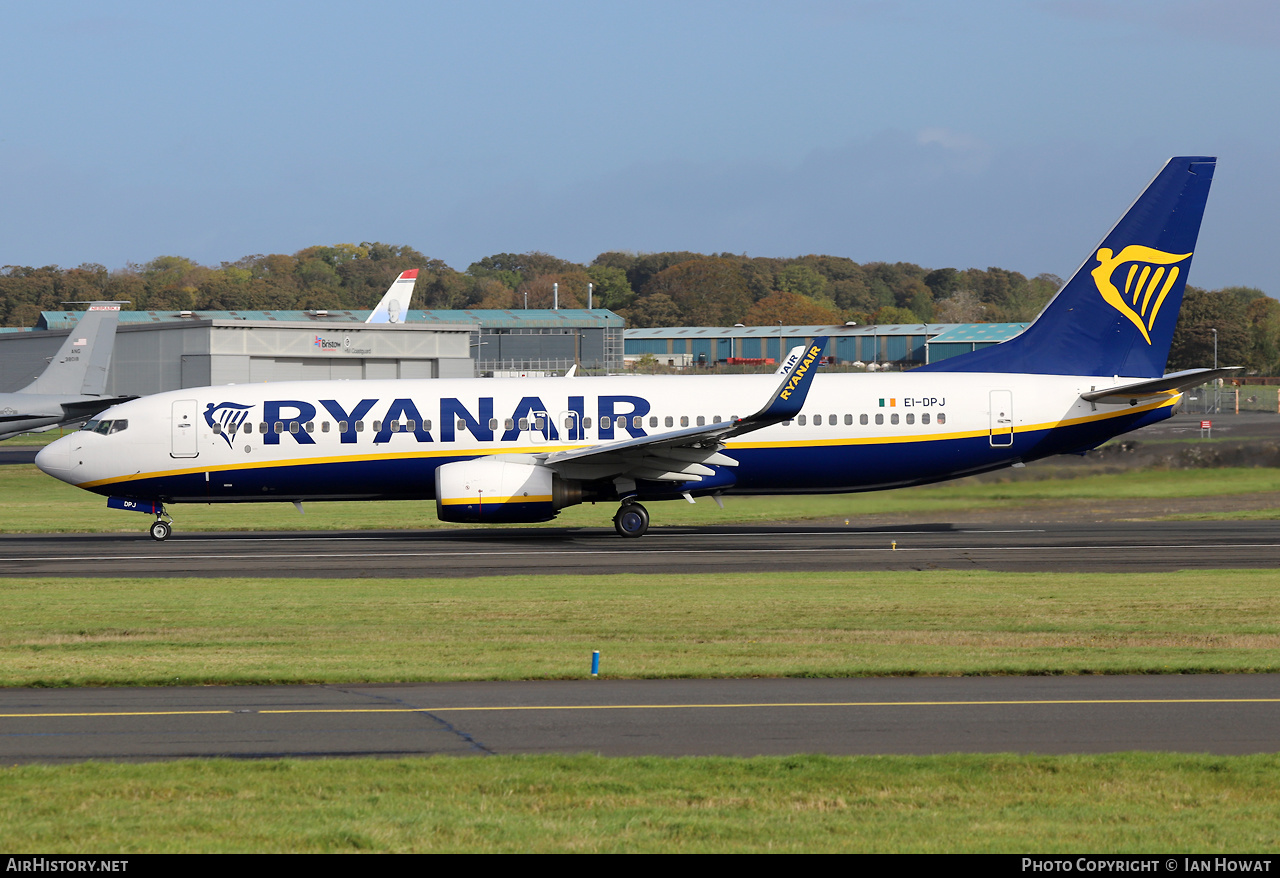 Aircraft Photo of EI-DPJ | Boeing 737-8AS | Ryanair | AirHistory.net #507410